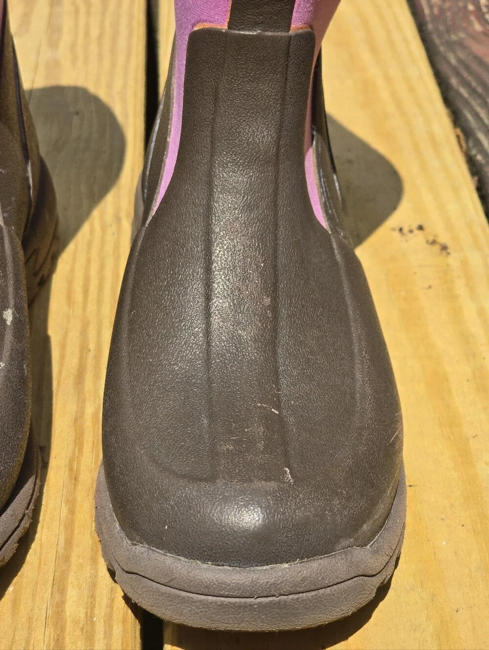 Muck Boot Women's Breezy Mid-Height, Pink, Brown  Boots, Sz 5